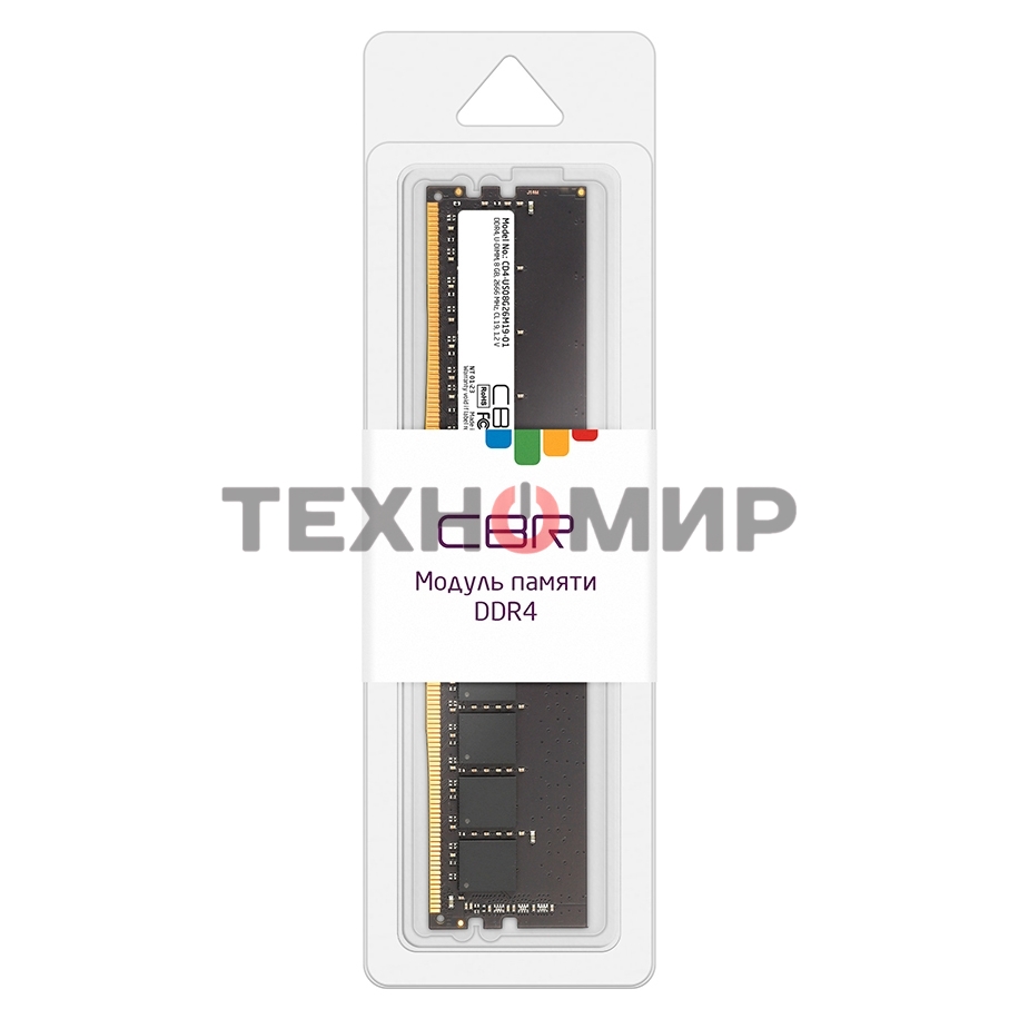 Оперативная память CBR, DDR4, 8GB (1x8 GB), 2666 MHz, CL19, DIMM