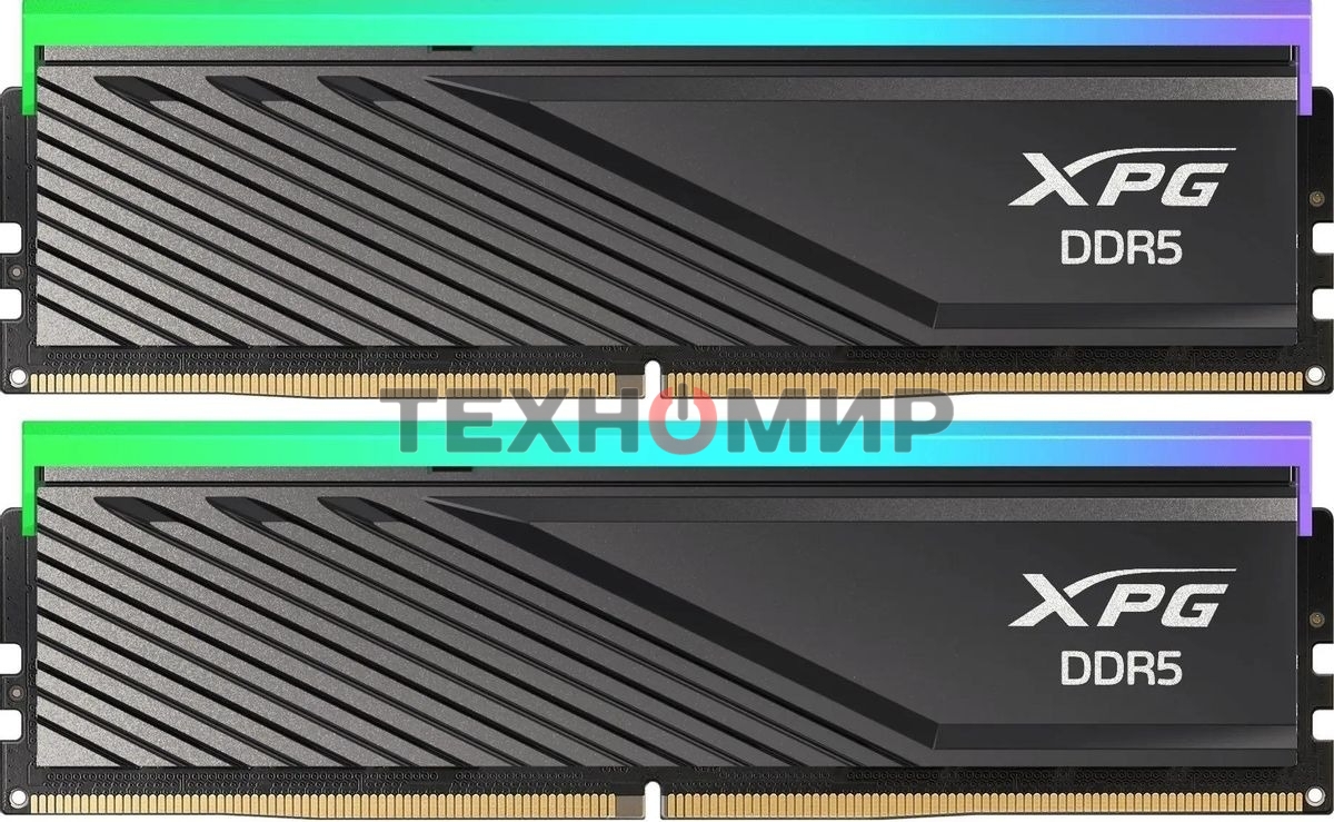 Оперативная память XPG Lancer Blade, DDR5, 32GB (2x16GB), 6000MHz, CL34, DIMM, с радиаторами, RGB, черный