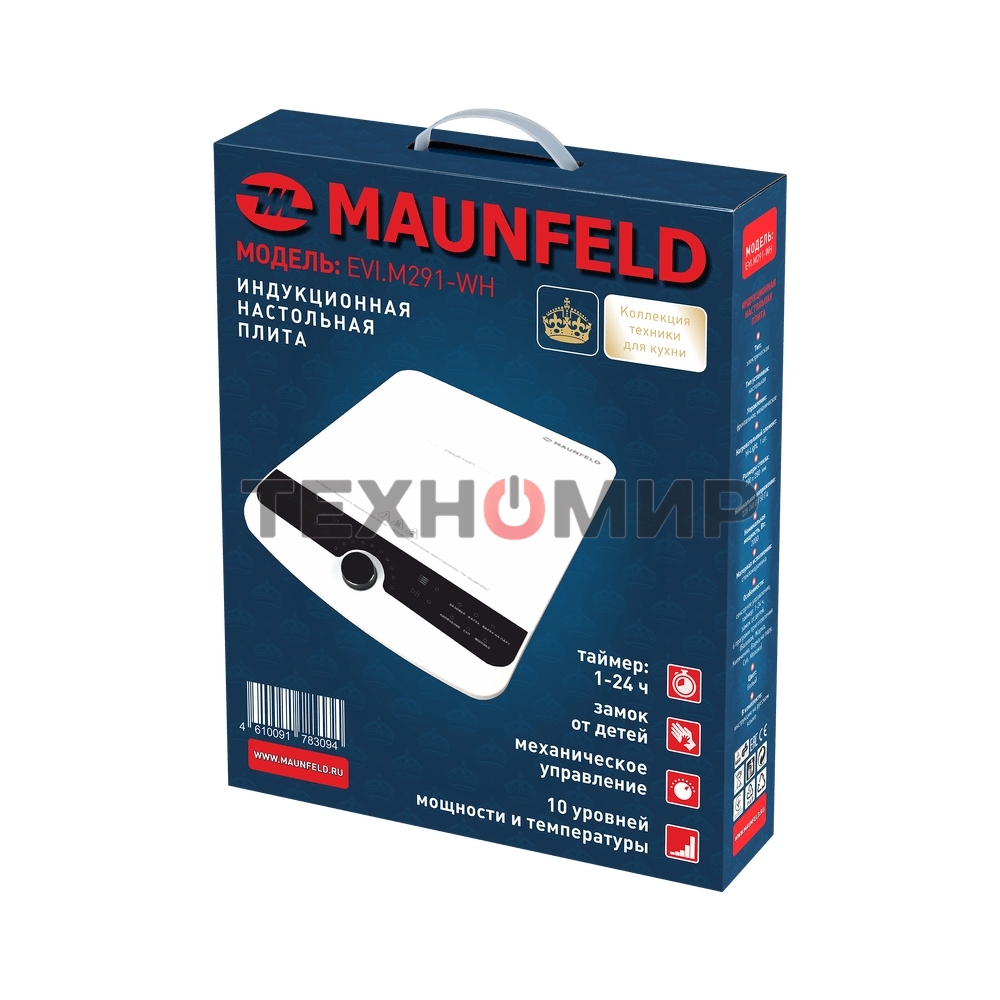 Плита настольная индукционная Maunfeld EVI.M291-WH