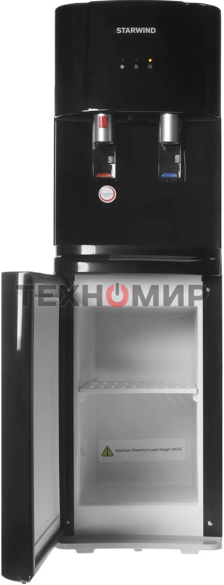 Кулер Starwind SW-1113EB напольный, электронный, черный