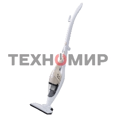 Пылесос вертикальный Galaxy GL 6225 белый, питание от сети, 150 Вт, уборка сухая, пылесборник 0.8 л