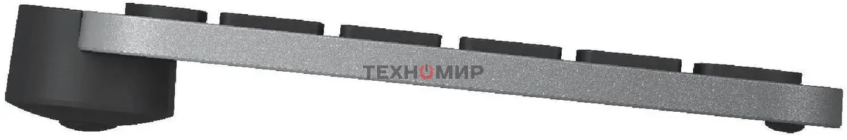 Клавиатура беспроводная Logitech MX Keys Mini (920-010501), USB, Bluetooth/Радиоканал, темно-серый/черный