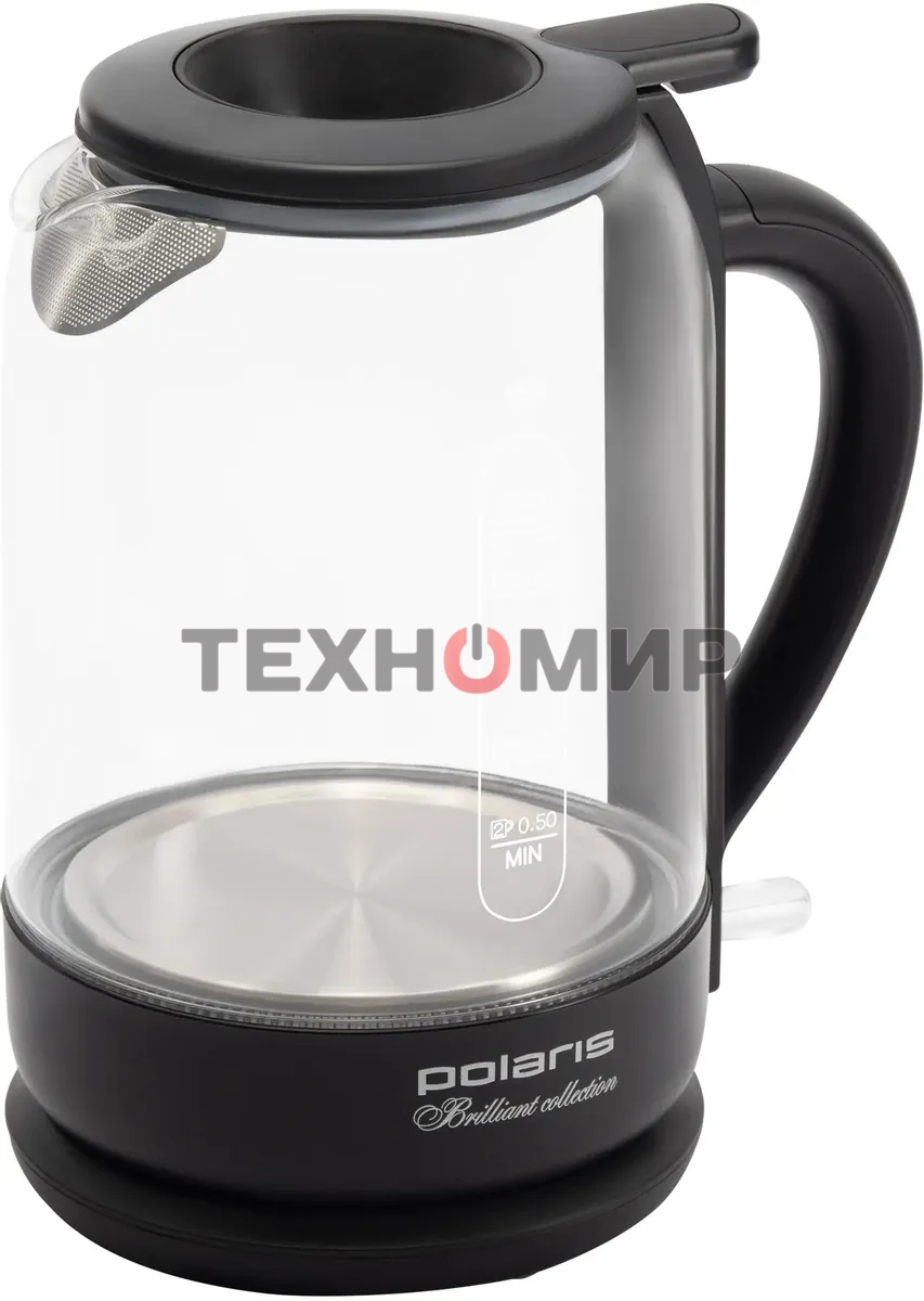 Чайник электрический Polaris PWK1753CGL черный Чайник стекло