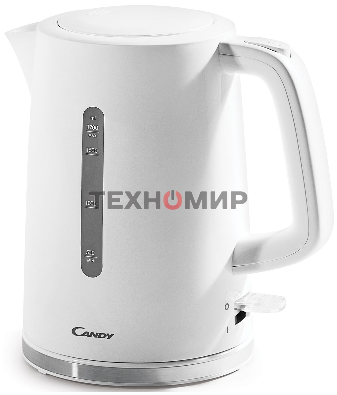 Чайник электрический Candy QA00A1M00RU 1.7л. 2200Вт белый корпус: пластик (CK-100)