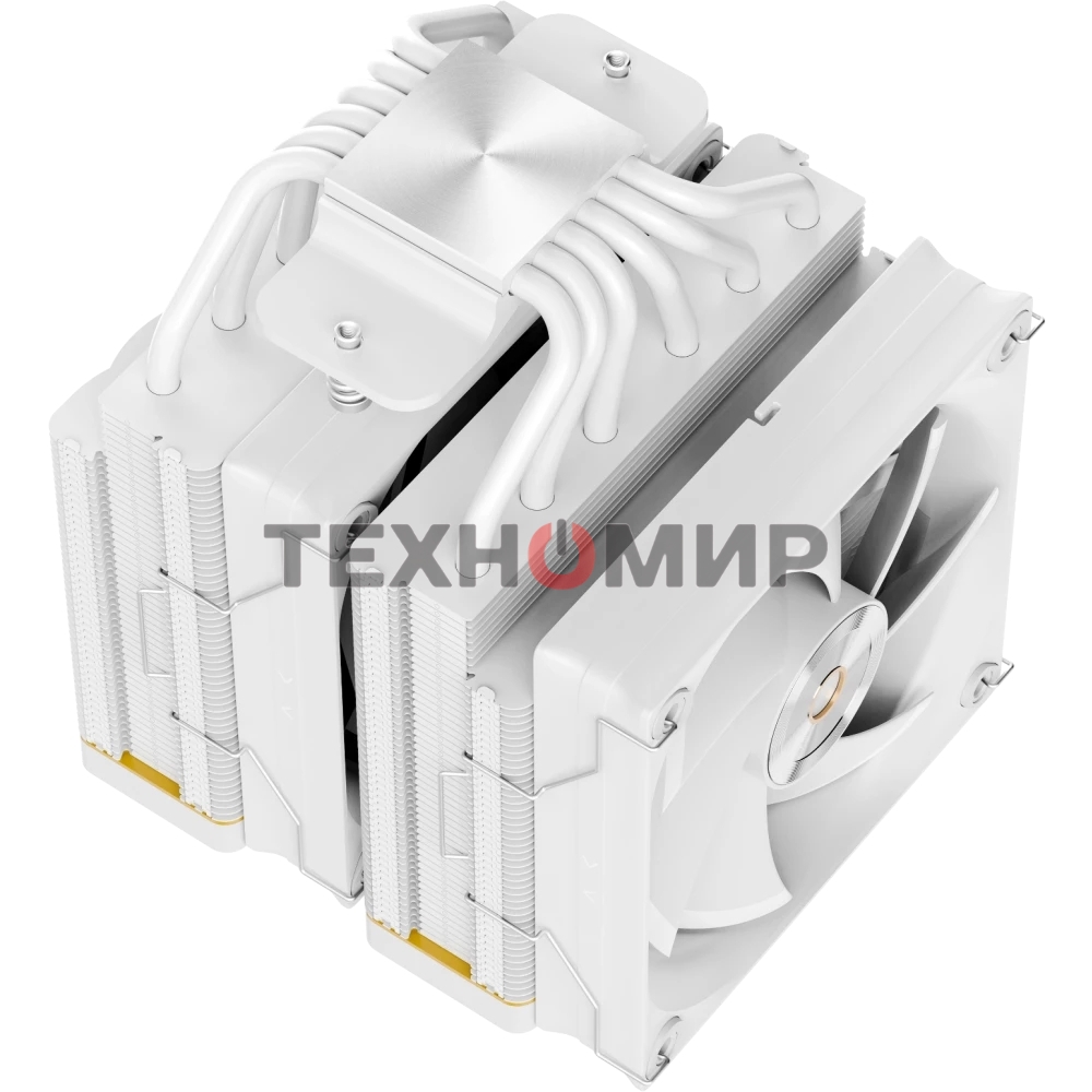 Кулер Ocypus Iota A62 WH Iota-A62-WH белый 120мм алюминий+медь 2000rpm 29db 4-pin 260W 158мм