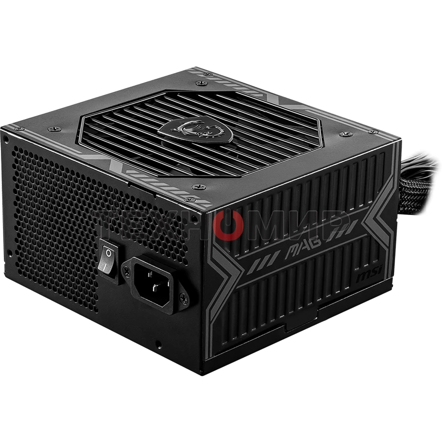 Блок питания MSI MAG A550BN, 550Вт, 80 PLUS Bronze, 120мм, черный