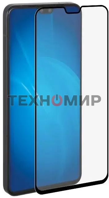 Защитное стекло для экрана DF vColor-22 черный для Vivo V23 2.5D 1шт. (DF VCOLOR-22 (BLACK))