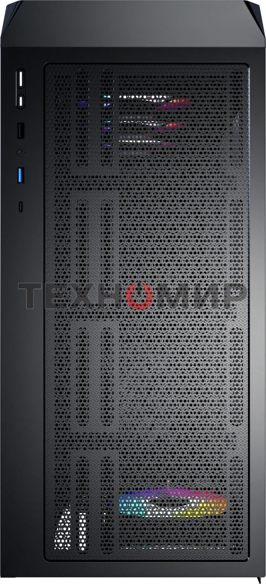 Компьютерный корпус Montech X5 черный без БП ATX 4x120мм 1xUSB2.0 1xUSB3.0 audio bott PSU