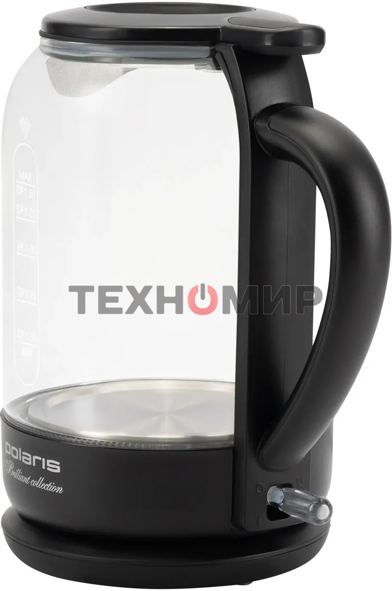 Чайник электрический Polaris PWK1753CGL черный Чайник стекло
