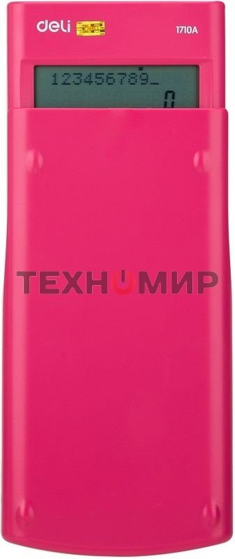 Калькулятор научный Deli E1710A/RED красный 10+2-разр.