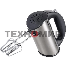Миксер ручной Centek CT-1108 черный/стальной, 600 Вт