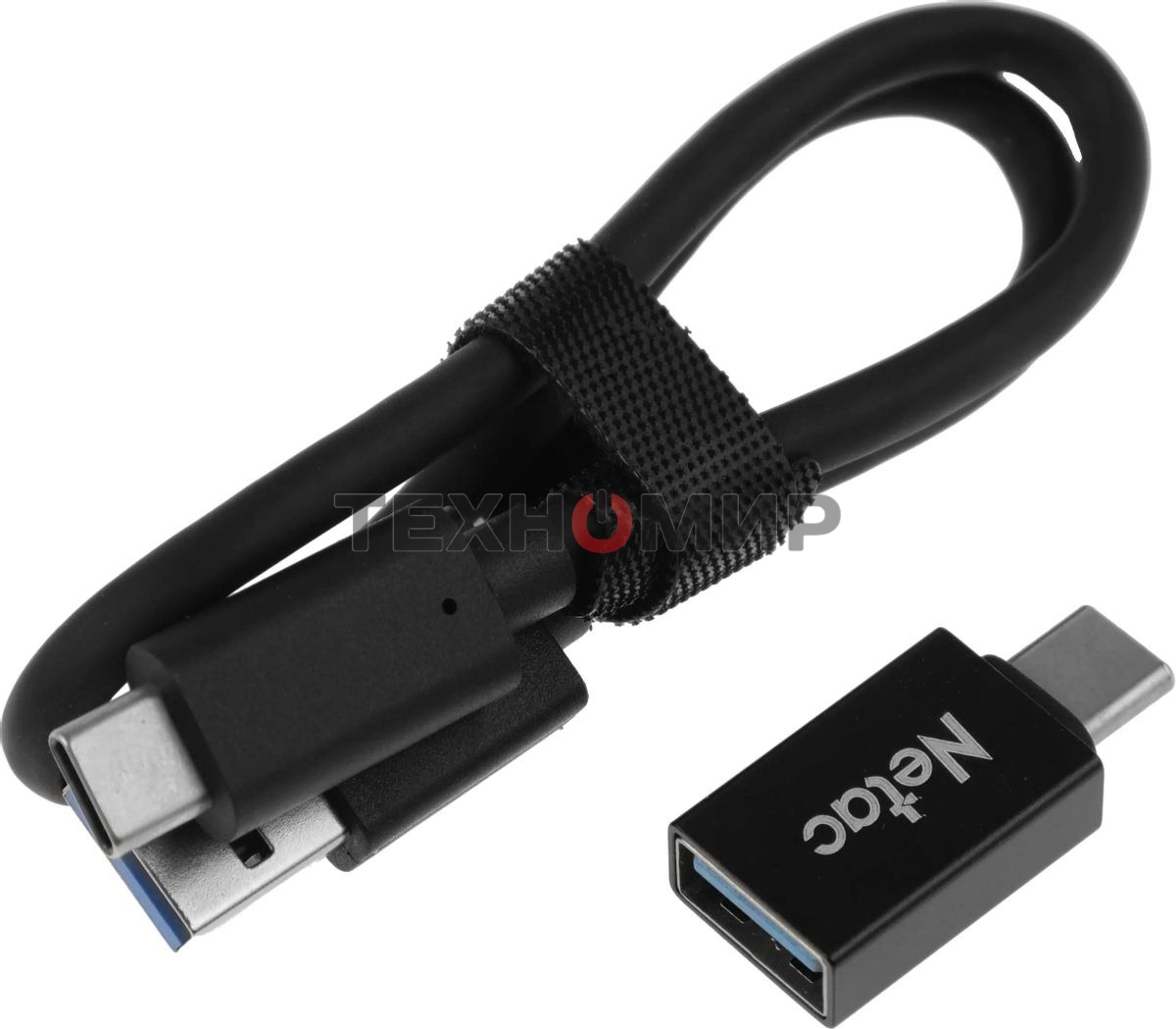 Внешний SSD Netac Z SLIM, 250 Gb, USB 3.2 Gen 2 Type-C, R/W 550/480, черный