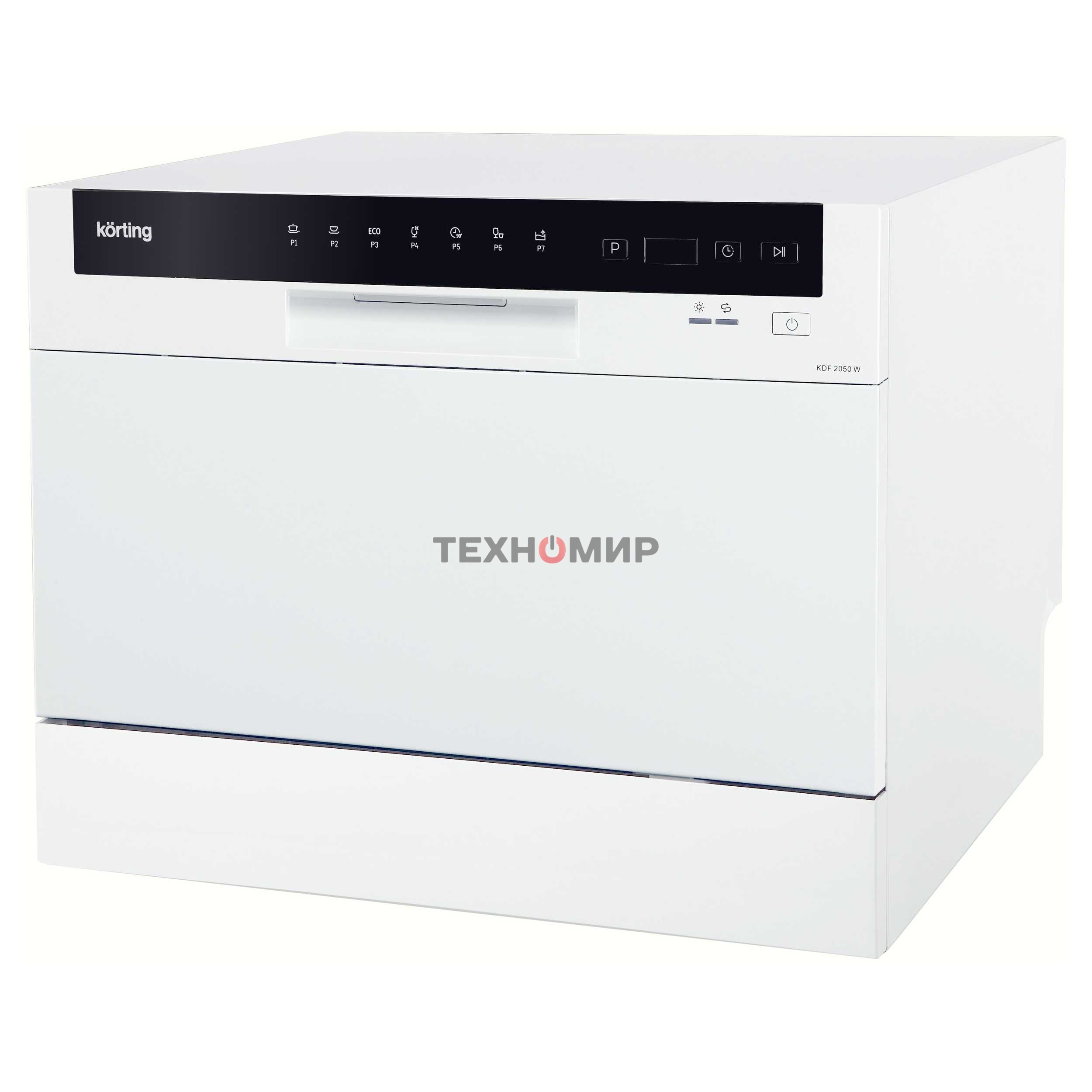 Посудомоечная машина Korting KDF 2050 W, белый, 55 см, 6 компл., 49 дБ, класс A+
