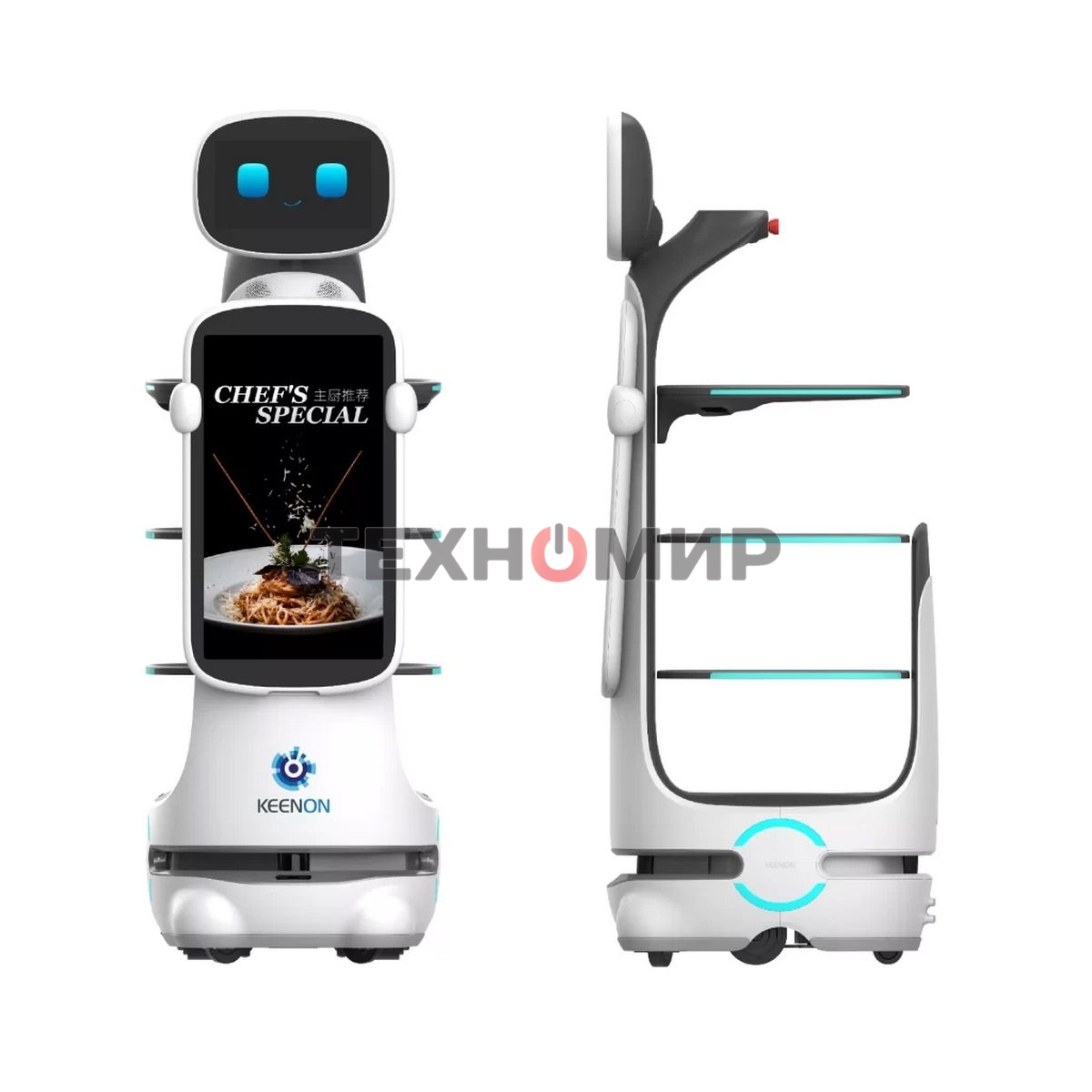 Сервисный робот-доставщик Keenon Robotics модели Dinerbot T10