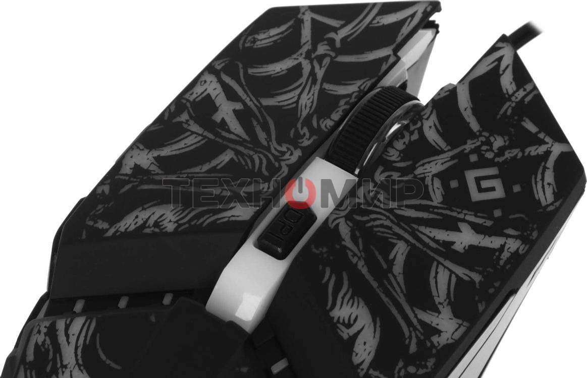 Мышь проводная Defender Prototype GM-670L черный, 2400 dpi, USB, кнопки - 6