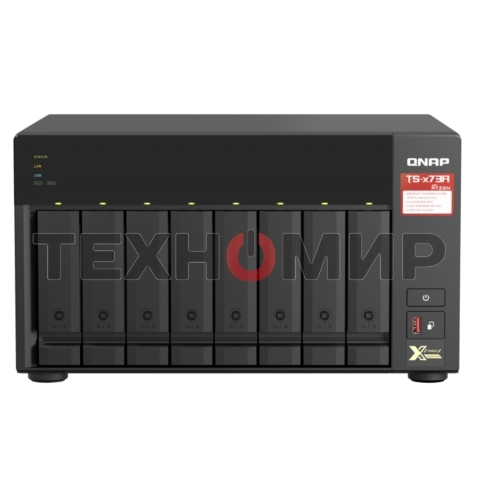 Сетевое хранилище без дисков SMB QNAP TS-873A-8G NAS, 8 trays 3,5