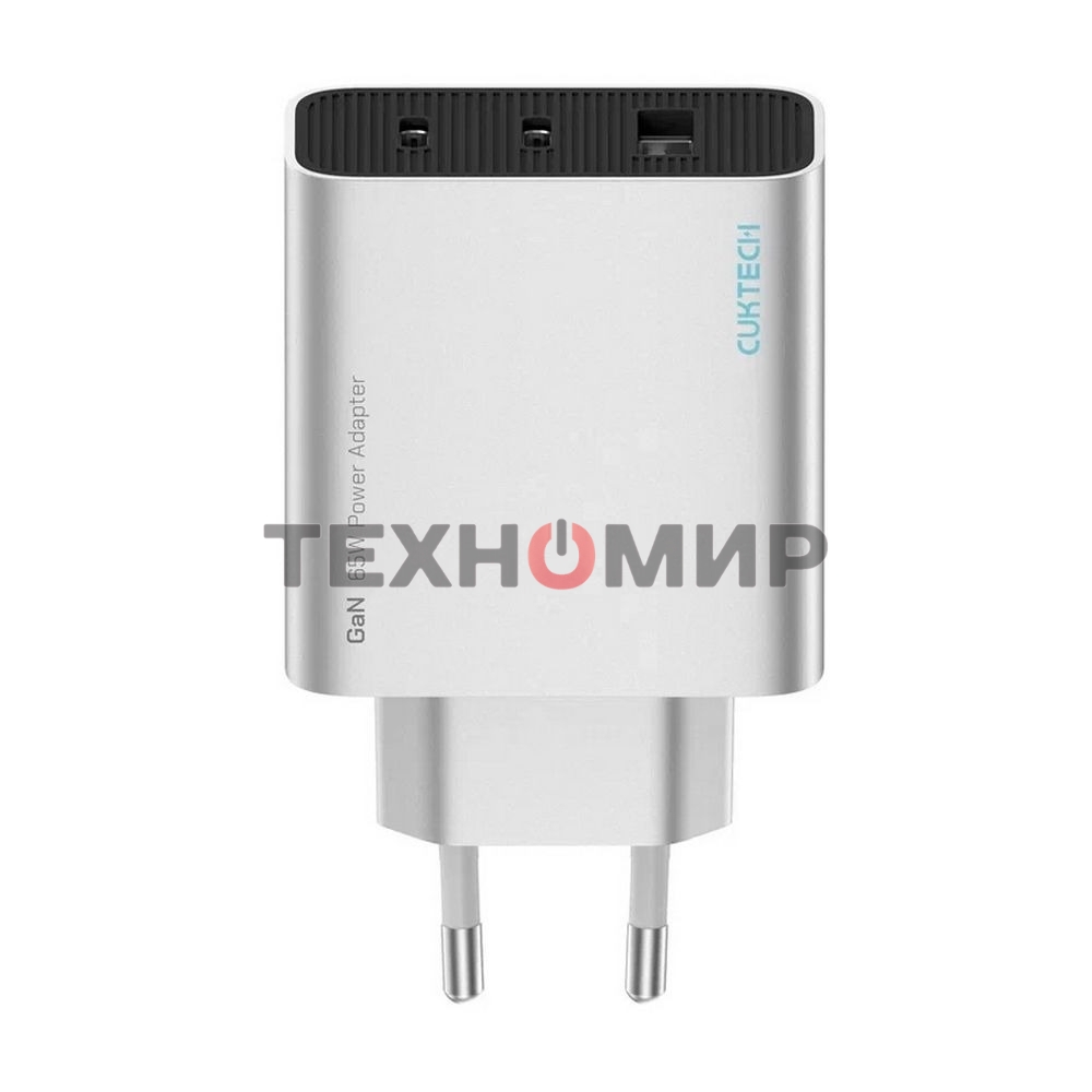 Сетевое зарядное устройство CUKTECH GaN Charger 65W 2C1A