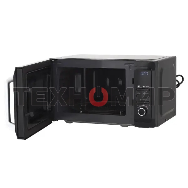 Микроволновая печь Sharp R2852RK черный/серебристый, 20 л, 800 Вт, переключатели - кнопки, поворотный механизм