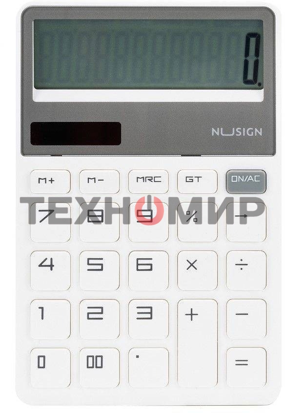 Калькулятор настольный Deli Nusign ENS042WHITE белый 12-разр.