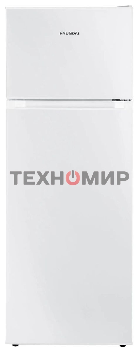 Холодильник Hyundai CT2551WT белый двухкамерный 166/40л морозилка сверху