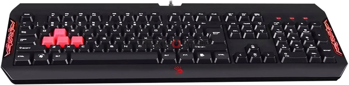 Клавиатура проводная A4Tech Bloody Q100 USB черный