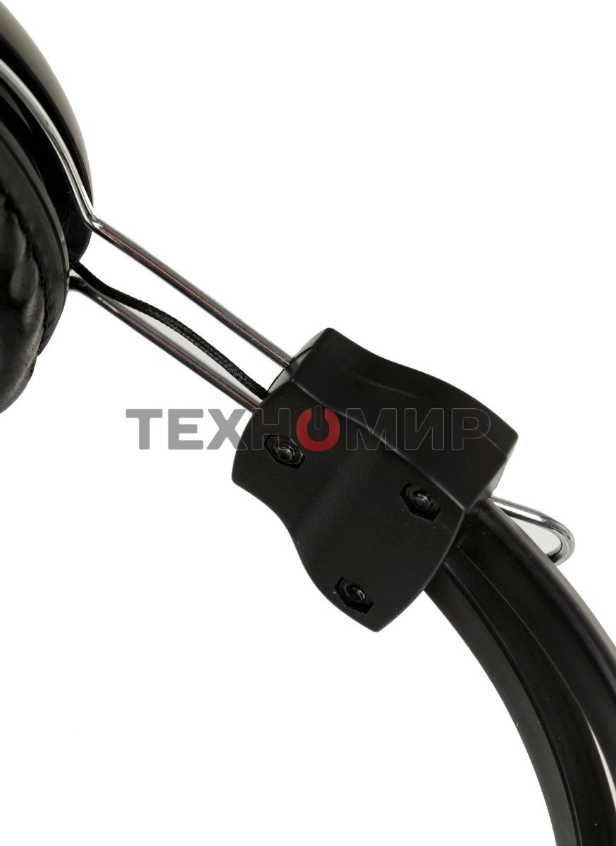 Гарнитура проводная с микрофоном A4Tech HU-30 черный 2м накладные USB оголовье