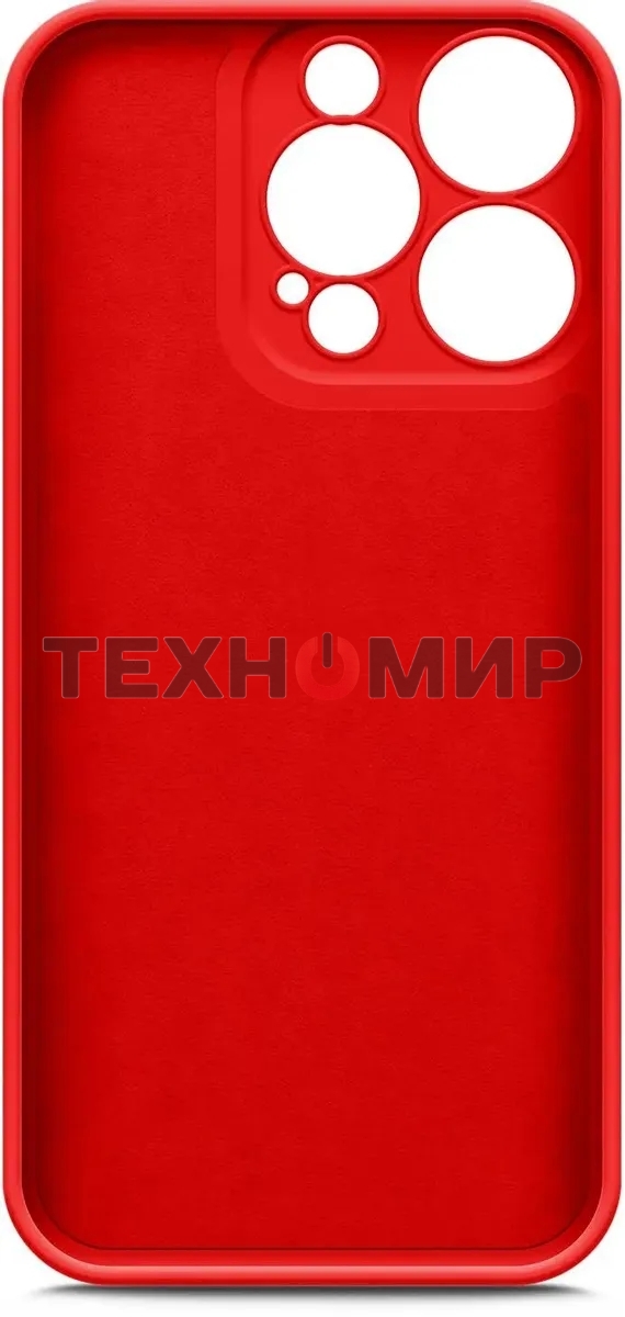 Чехол (клип-кейс) BoraSCO для Apple iPhone 14 Pro Microfiber Case красный (70808)
