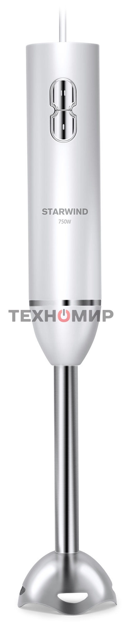 Блендер погружной Starwind SBP1111 750 Вт, белый