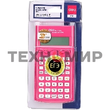 Калькулятор научный Deli E1710A/RED красный 10+2-разр.