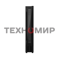Винный шкаф Kuppersberg RBW 15, встраиваемый, High-Tech, ВхШхГ 87х15х52.5 см, объем 20 л, вместимость 7 бутылок, диапазон температуры 5-20 градусов, механическое открытие двери, LED дисплей, уровень шума 39 дБ, черный