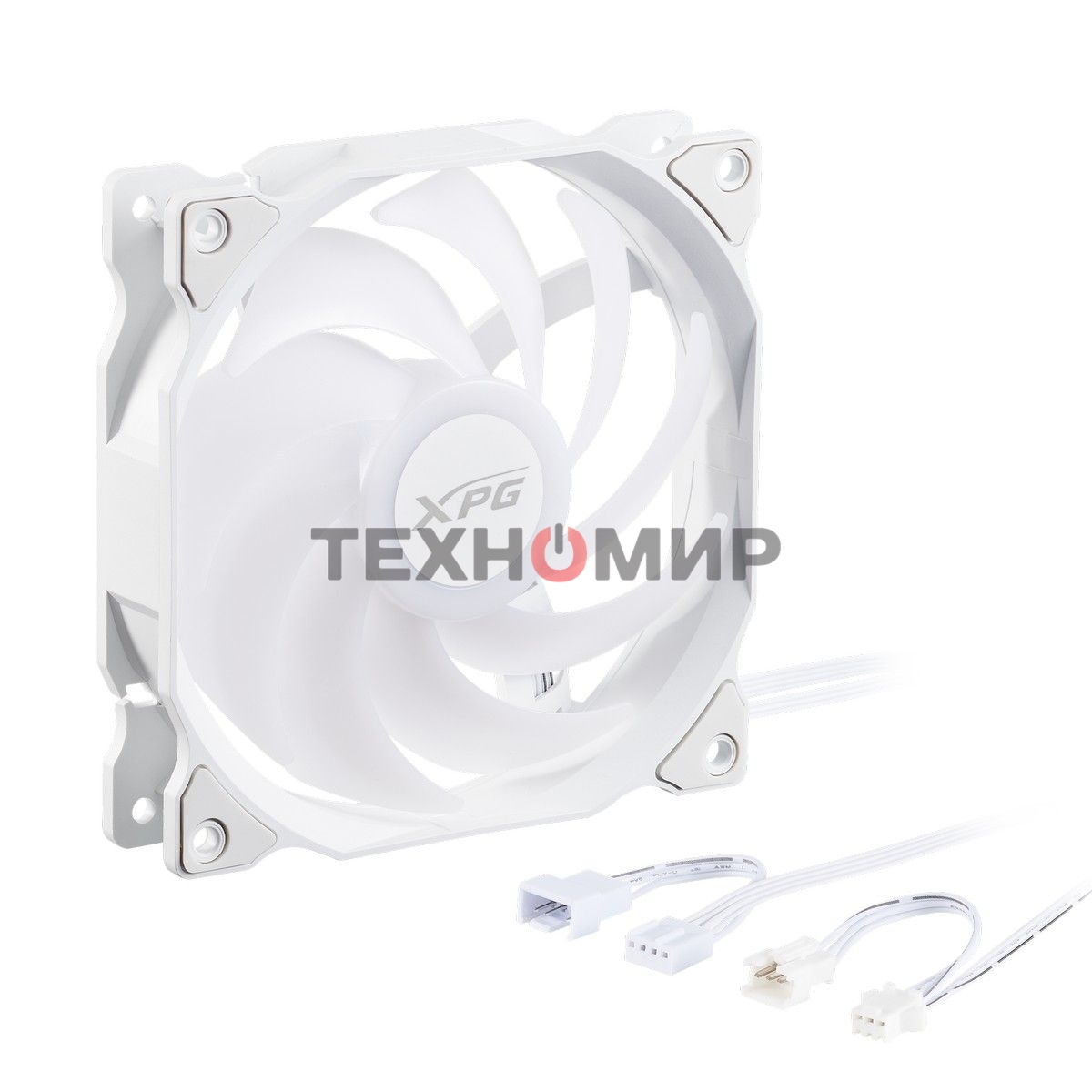 Вентилятор для корпуса ADATA XPG VENTO 120 ARGb PWM белый, 120 мм, 1850 об/мин, 21 дБ, 4 pin