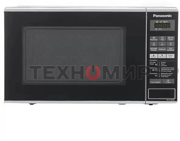 Микроволновая печь Panasonic NN-GT264MZPE серебристый/черный, 20 л, 800 Вт, переключатели - сенсор