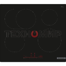 Индукционная варочная панель Bosch PIF61RHB1E 60 см, индукция, скошенные края, сенсорное управление, черный