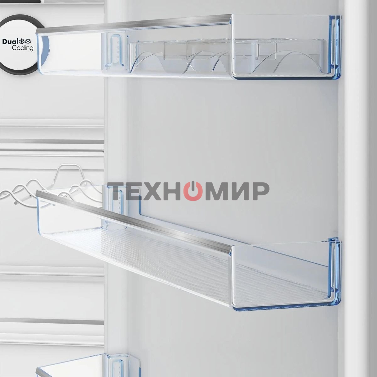 Холодильник Beko B5RCNK403ZWB черный 257/100л двухкамерный морозилка снизу, No Frost