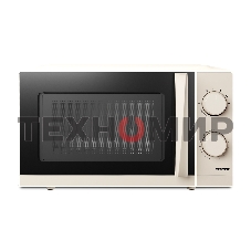 Микроволновая печь Centek CT-1571 бежевый, 20 л, 700 Вт, переключатели - поворотный механизм
