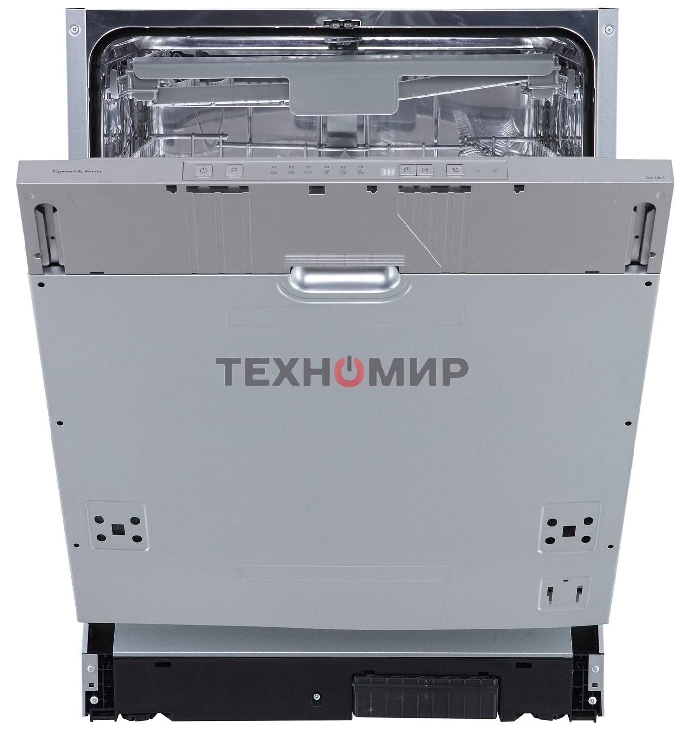 Встраиваемая посудомоечная машина Zigmund & Shtain DW 306.6, серый, 59.8 см, 14 компл., 49 дБ, класс A+++