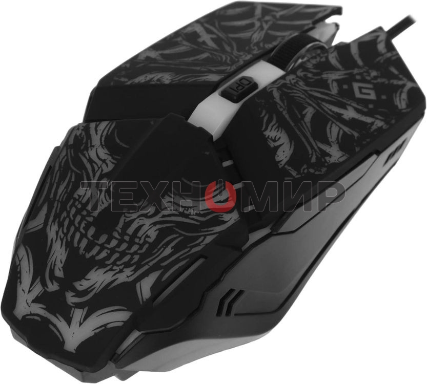 Мышь проводная Defender Prototype GM-670L черный, 2400 dpi, USB, кнопки - 6