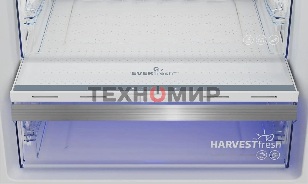 Холодильник Beko B5RCNK403ZWB черный 257/100л двухкамерный морозилка снизу, No Frost