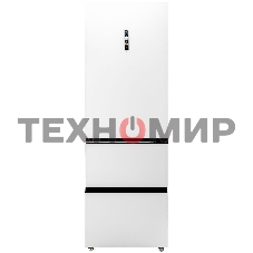 Холодильник DeLonghi DMFS 19PINF BB MATTEO белый трехкамерный 279/166л морозилка снизу, No Frost