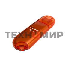 Флешка USB Maxvi P1 (FD64GBUSB20C10P1 orange), 64Gb, USB 2.0, R/W 12/5, оранжевый