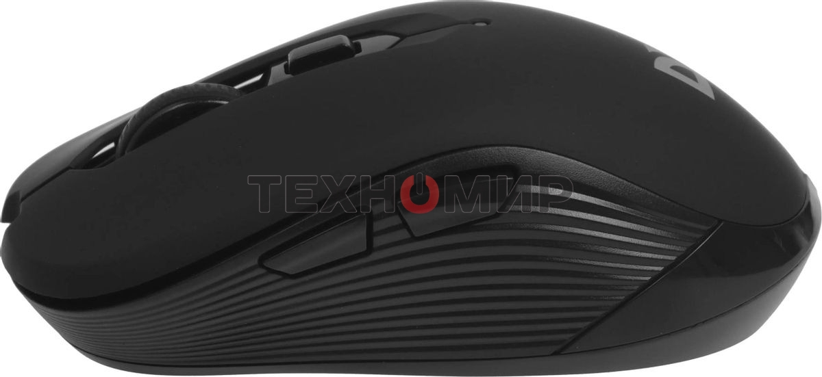 Мышь беспроводная Defender Gassa MM-105 черный, 1600 dpi, радиоканал, USB, кнопки - 6