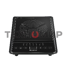 Плита настольная электрическая Blackton Bt IC133C Black, индукционная, 2000 Вт, тип управления: электронное, регулировка мощности: 8 уровней, количество автоматических программ: 7, размер варочной поверхности: 190 мм, материал корпуса: пластик, керамика, 