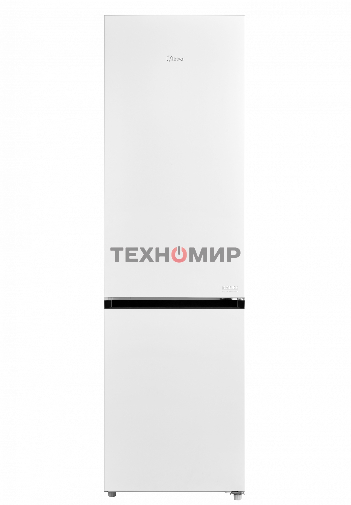 Холодильник Midea MDRB519MGE01ID белый двухкамерный 263/123л морозилка снизу, No Frost
