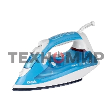 Утюг BBK ISE-2400 бирюзовый/белый, 2400 Вт, 35 г/мин, 140 г/мин, 280 мл