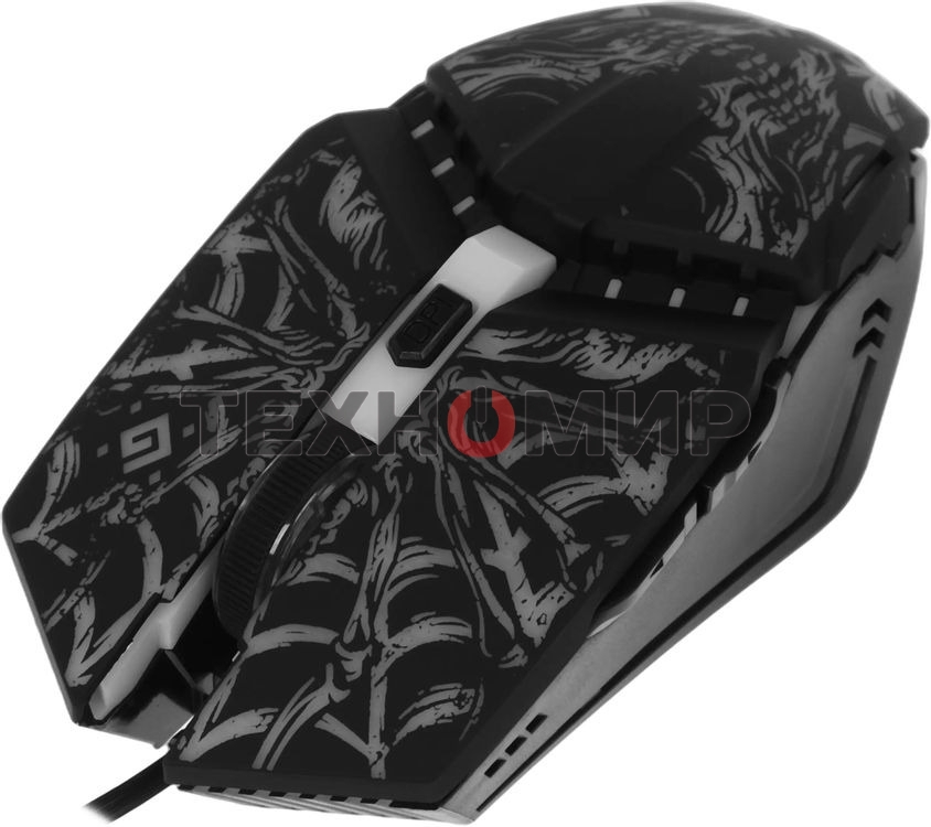 Мышь проводная Defender Prototype GM-670L черный, 2400 dpi, USB, кнопки - 6