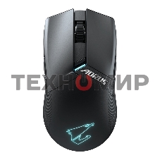 Мышь беспроводная/проводная Gigabyte GM-AORUS M6 черный, 26000 dpi, радиоканал, USB, кнопки - 8
