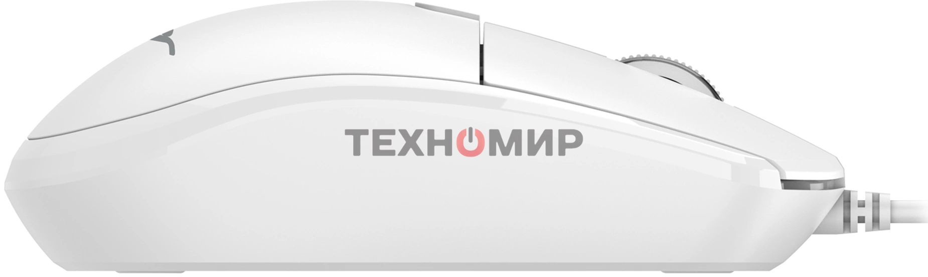 Мышь проводная Acer OMW401 белый, 2000 dpi, USB, кнопки - 4