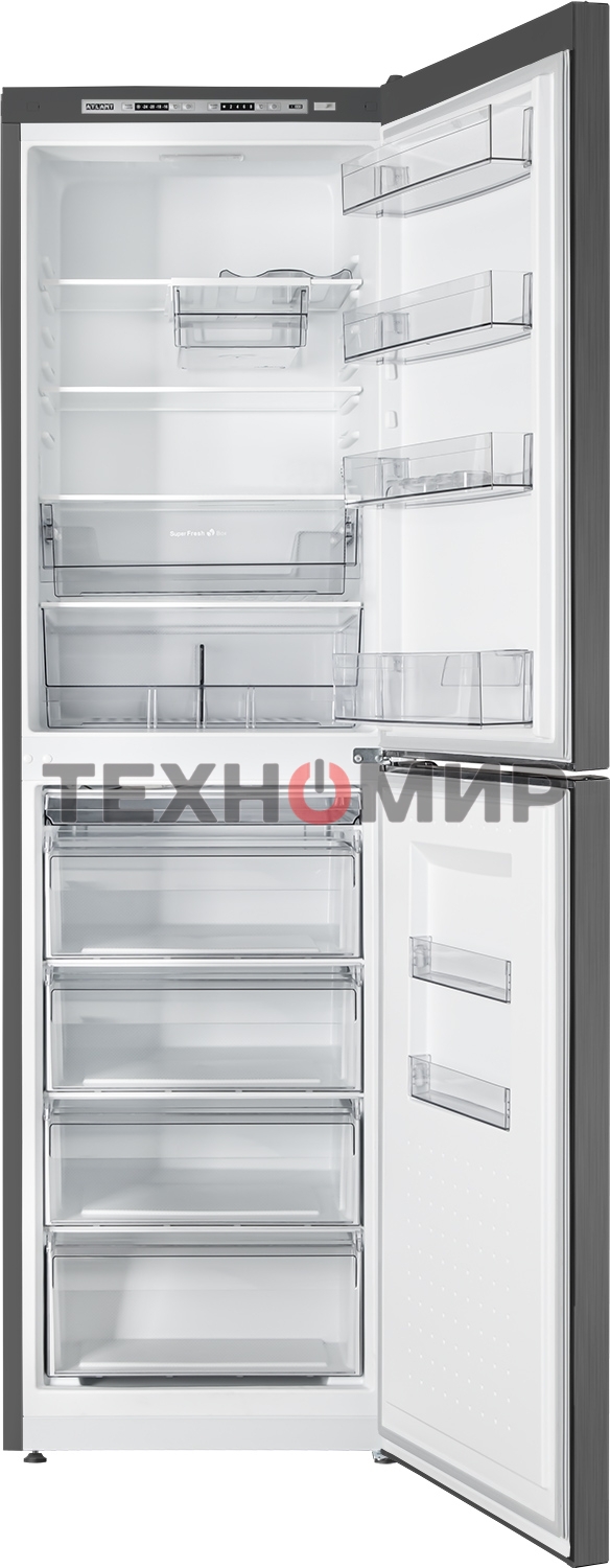 Холодильник Atlant ХМ 6625-159 черный двухкамерный 205/159л морозилка снизу