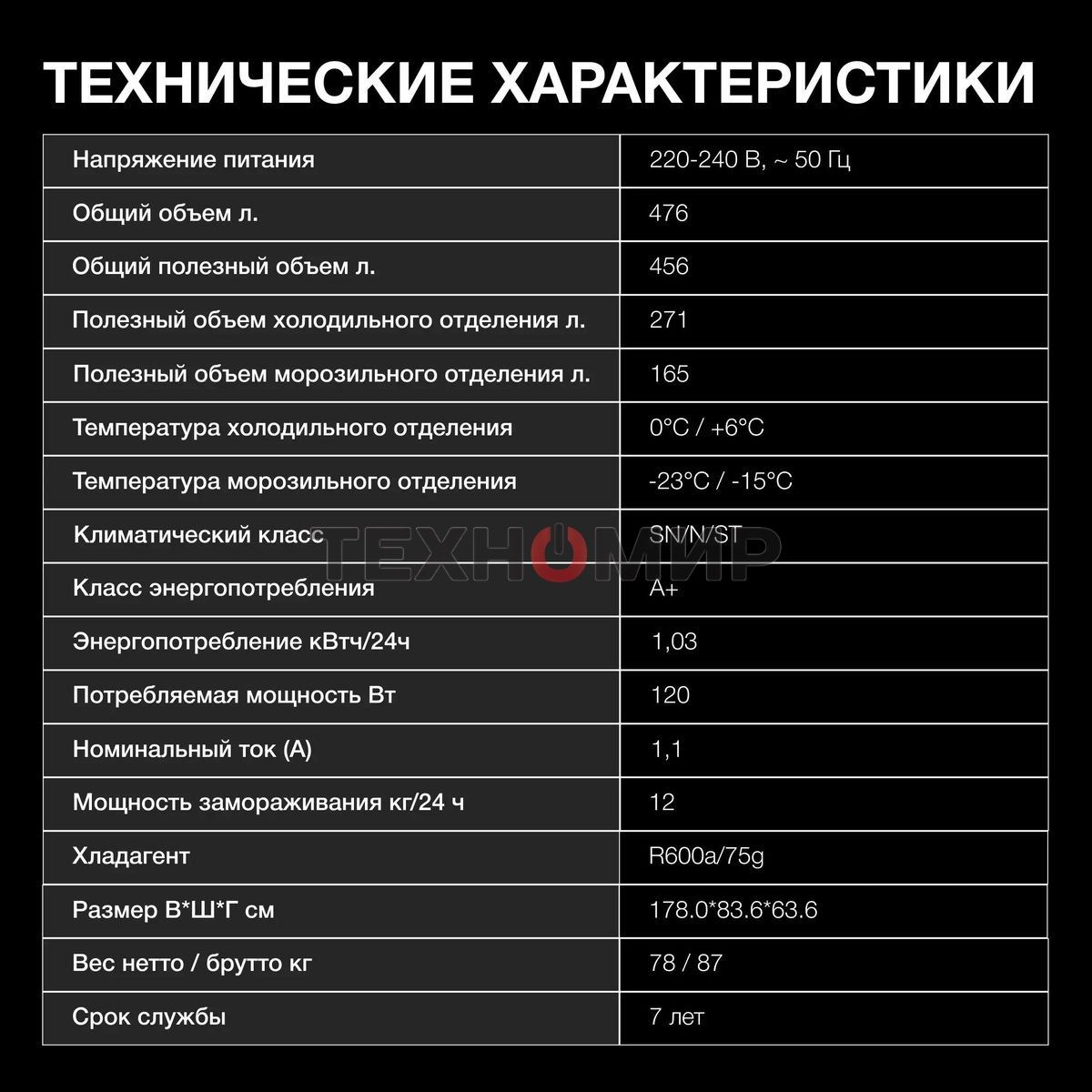 Холодильник Hyundai CS4505F черная сталь двухкамерный Side by Side 271/165л морозилка сбоку