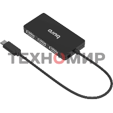 Разветвитель USB Buro BPH-C-1730 4порт. черный